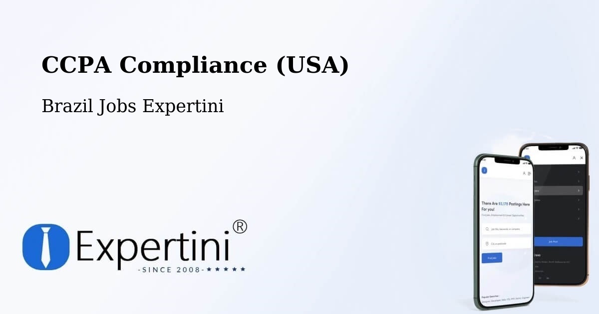 CCPA Privacy Rights & Compliance Notice – Putinga - Brazil Jobs Expertini