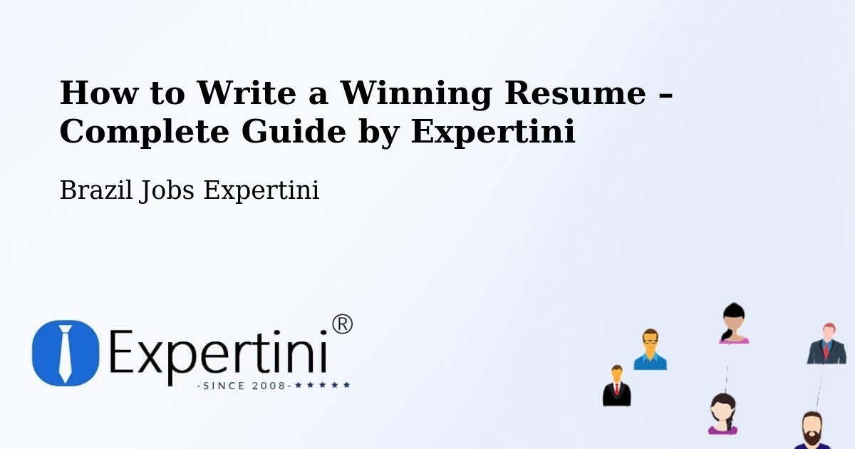 Resume Writing Guide for Job Seekers – Putinga - Putinga, Brazil Jobs Expertini