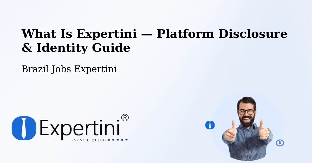What Is Expertini — Platform Disclosure & Identity Guide – Putinga
